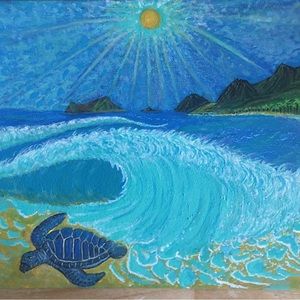 My Honu Vision sea turtle